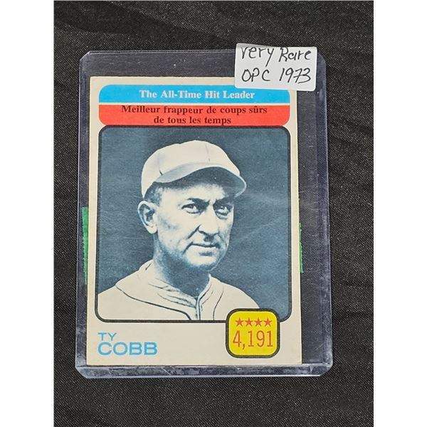1973 O-Pee-Chee MLB #471 Ty Cobb Baseball Card