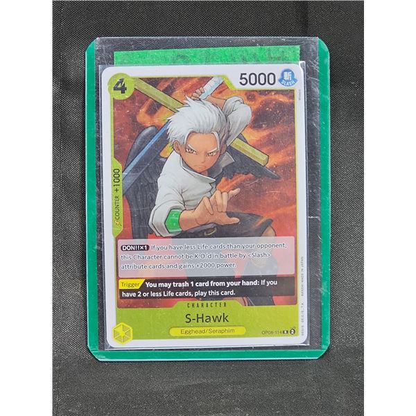 One Piece TCG “S-Hawk” OP08-114 Foil Card