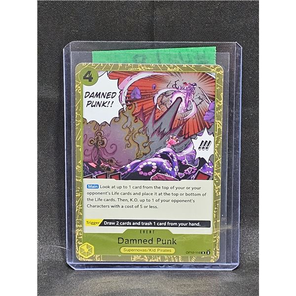 One Piece TCG “Damned Punk” OP10-116 Foil Card