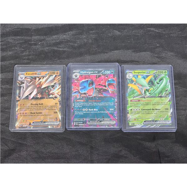 (3) Pokémon TCG BLK/WHT ex Foil Card Lot