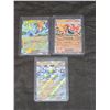 Image 2 : (3) Pokémon TCG ex Foil Card Lot