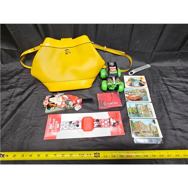 Misc. Lot inc. New Yellow & Gold Coloured Purse