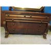 Image 4 : *OFFSITE* Antique Claw Foot Dresser - SEE DESC.