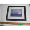 Image 1 : Bay Bulls Print in Frame by B. Bursey - 9.5”x11.5”