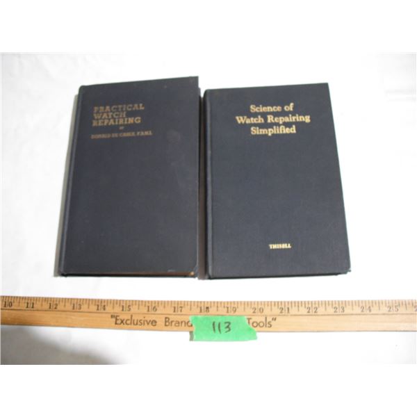 (2) 1946 Watch Repair Books