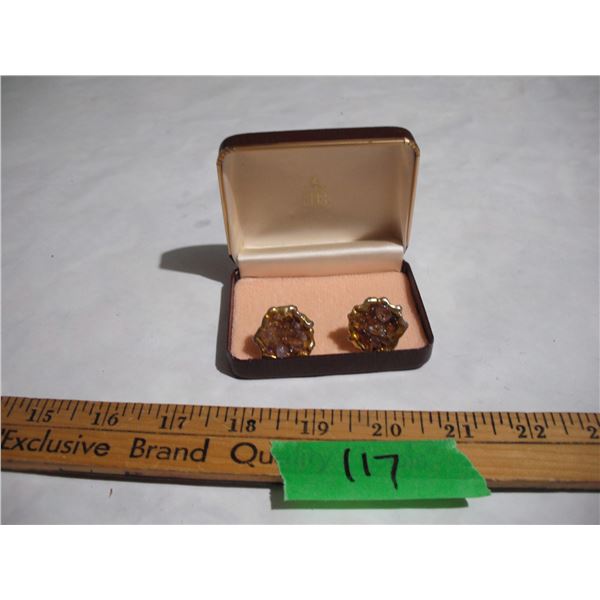 Vintage Cufflinks in Birks Case