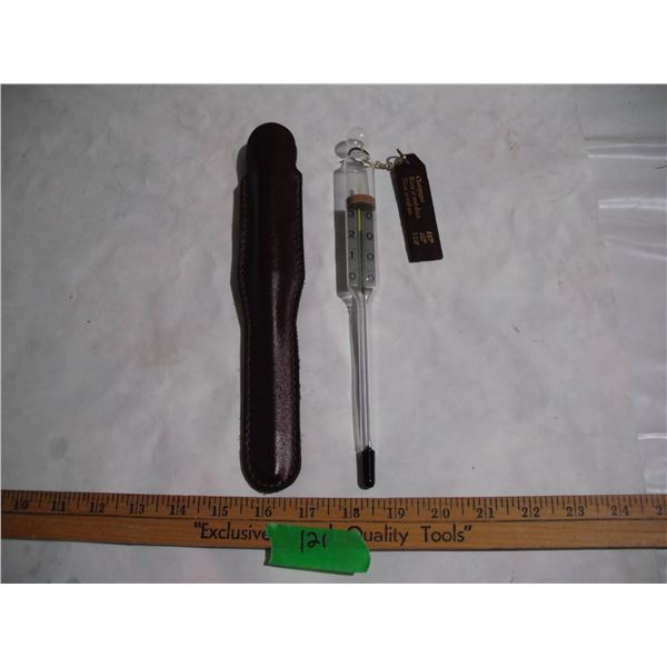 Champaign/Wine Thermometer in Case