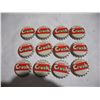 Image 2 : (12) NOS Vintage Unused Orange Crush Cork Bottle Caps
