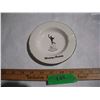 Image 1 : Vintage Manitoba’s Golden Boy Ceramic Ashtray w/ 22K Gold Trim
