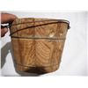 Image 4 : Vintage Stave Wooden Bucket w/ Handle – 6” Tall