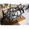 Image 10 : Vintage Horse & Card Display – 21” Long