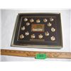 Image 1 : 1988 Calgary XV Olympic Winter Games LE Pin Set No.3656 in 8x10” Frame