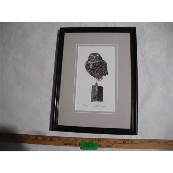 Framed Yvette Moore “Luna” Limited Edition Print #137/495 – 10x14[x=#8221