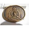 Image 2 : RCMP Solid Brass Belt Buckle