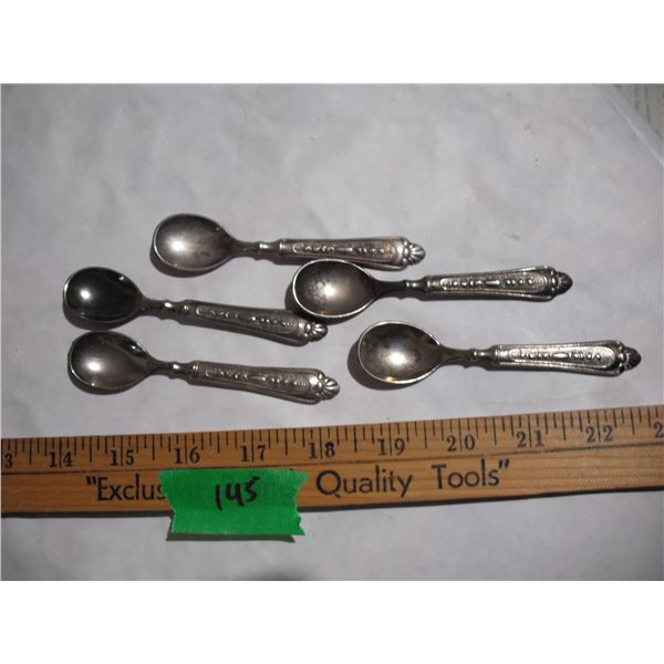 Vintage Silver-Plated Demitasse Spoons – Made in Italy