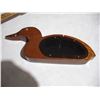 Image 2 : (2) Coin Banks – Wooden Loon & Canada Post (no key)