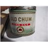 Image 5 : Wooden Tucketts Marguerite Cigar Box & Old Chum Tobacco Tin