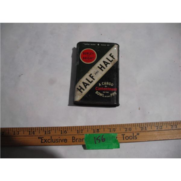 Half and Half Pocket Tobacco Tin
