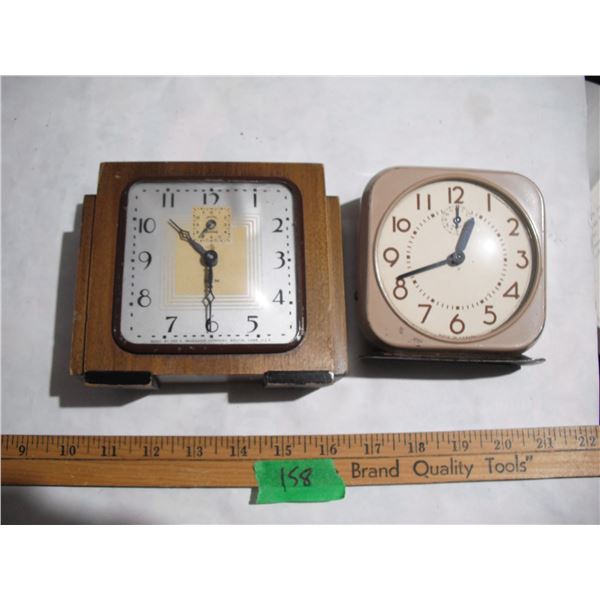 (2) Vintage Clocks