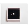 Image 2 : .925 Sterling Ring w/ 1.0ct Round Brilliant Cut 6.5mm Moissanite Gemstone