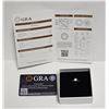Image 1 : .925 Gold Coloured Sterling Ring w/ 1.0ct Round Brilliant Cut 6.5mm Moissanite Gemstone