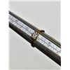 Image 3 : .925 Gold Coloured Sterling Ring w/ 1.0ct Round Brilliant Cut 6.5mm Moissanite Gemstone