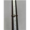 Image 5 : .925 Gold Coloured Sterling Ring w/ 1.0ct Round Brilliant Cut 6.5mm Moissanite Gemstone
