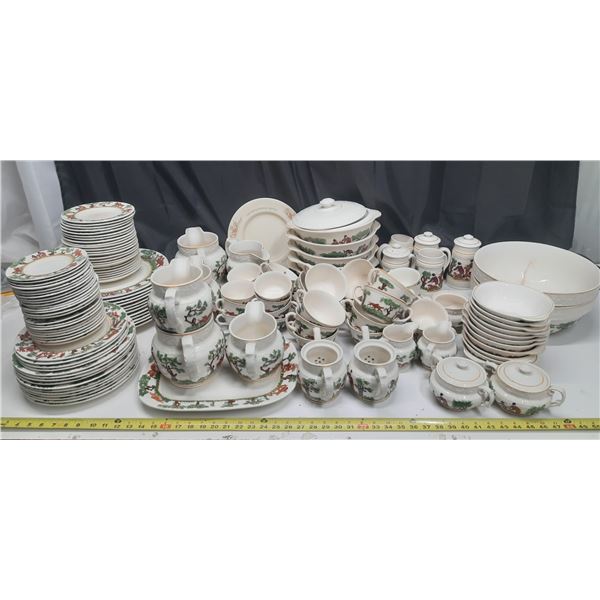 Old Canterbury collection by T.G. Green & Co. Ltd, produced in Church Gresley, England Dinner Set. (
