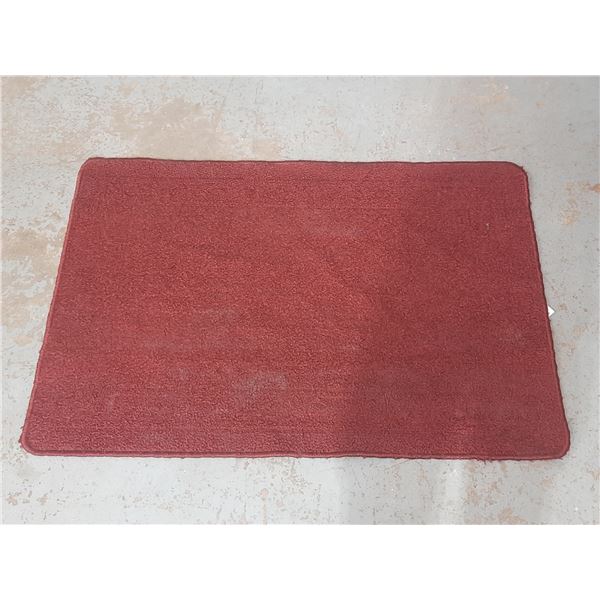 Red Area Rug. (31" X 45")