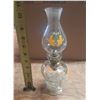 Image 1 : Vintage Glass Oil Lamp.