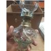 Image 4 : Vintage Glass Oil Lamp.