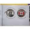 Image 3 : 2015 50th anniversary of Canada flag 25 cent coin set