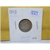 Image 1 : 1913 Canadian silver 10 cents
