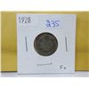Image 1 : 1928 Canadian silver 10 cents
