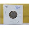 Image 1 : 1931 Canadian silver 10 cents