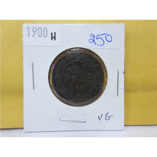 1900H Canadian large penny