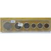 Image 1 : 1973 Canadian 6 coin-set in hard plastic case