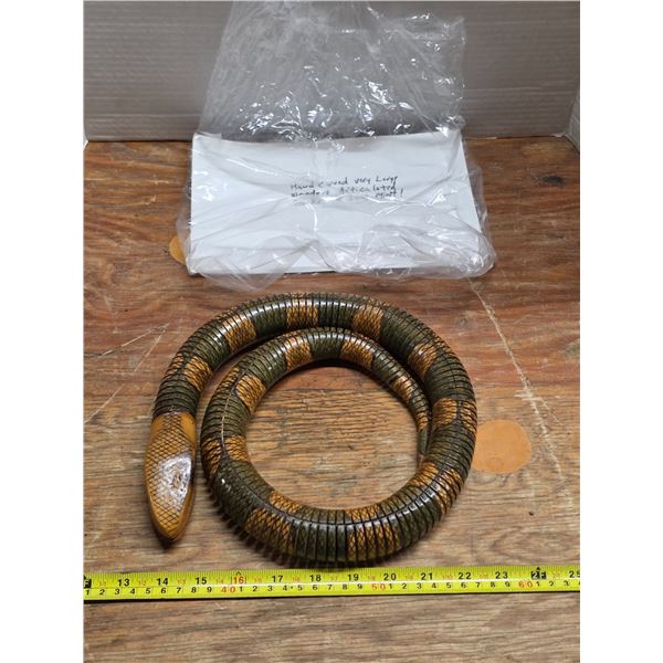 40" wooden snake