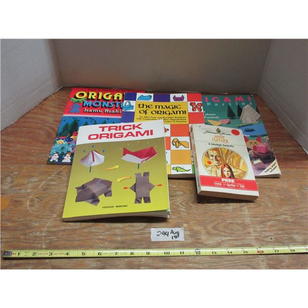 Lot of oragami books