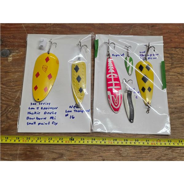 Variety of fishing hooks