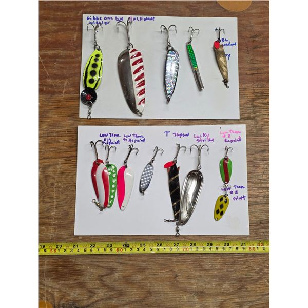 Variety of fishing hooks