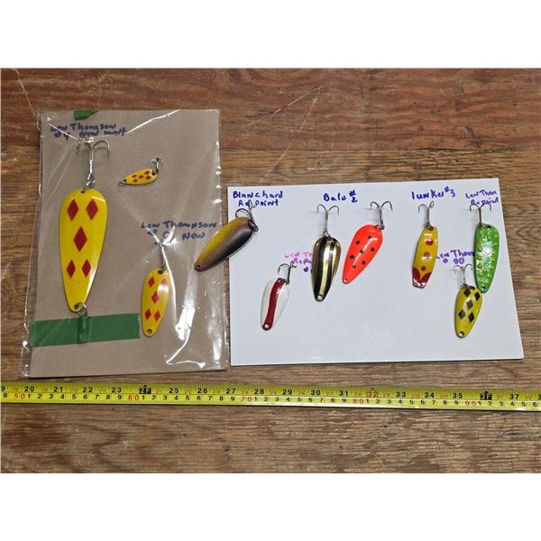 Variety of fishing hooks