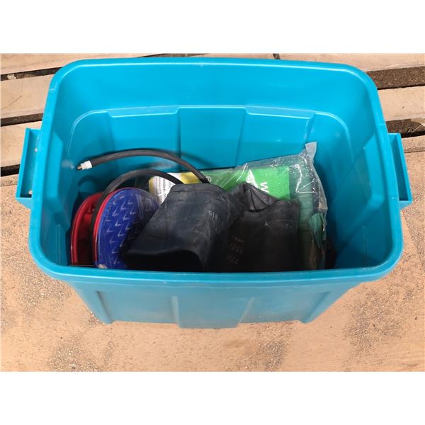 Bin with misc items