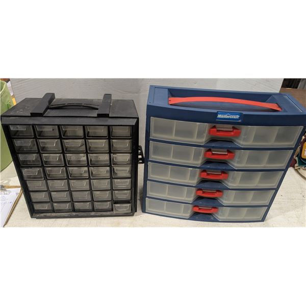 Parts organizer drawers