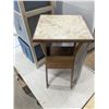 Image 2 : 3 tier fabric drawers with mini table(12x12x22")