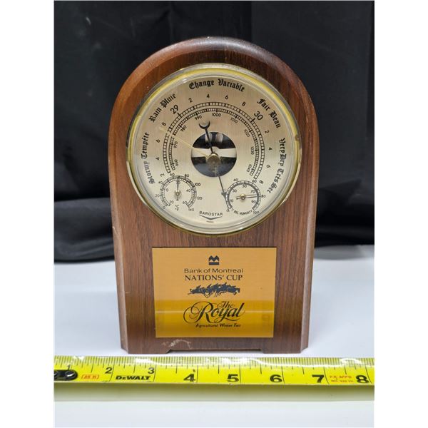 Wooden Barometer