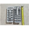 Image 1 : (2) Antique Aluminum Ice Cube Trays