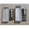 Image 2 : (2) Antique Aluminum Ice Cube Trays