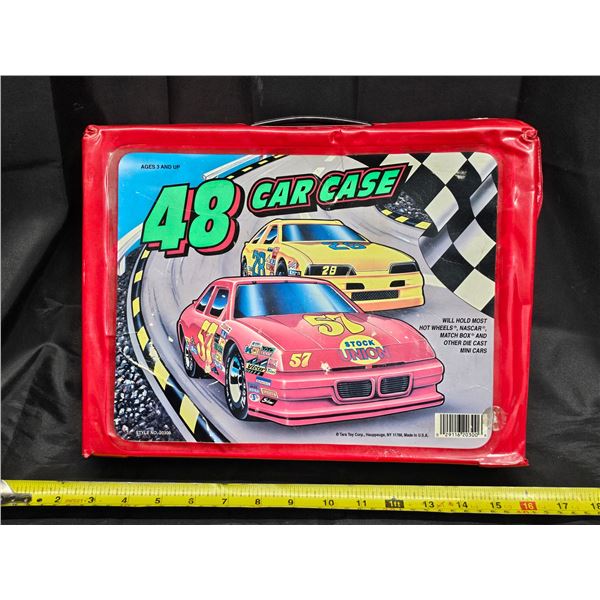 Toy Car Case w/ Assorted Toy Vehicles