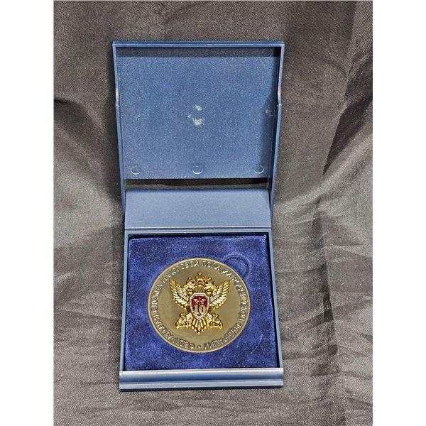 Russian Federation Federal Tax Police Service 10th Anniversary Commemorative Medal